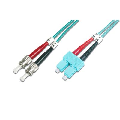 Digitus LWL Multimode OM 3 Patchkabel, ST / SC