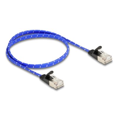 DeLOCK 80382 Netzwerkkabel Blau 0,5 m Cat6a U/FTP (STP)