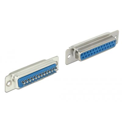 DeLOCK 65879 Drahtverbinder Sub-D 25 pin Blau, Silber