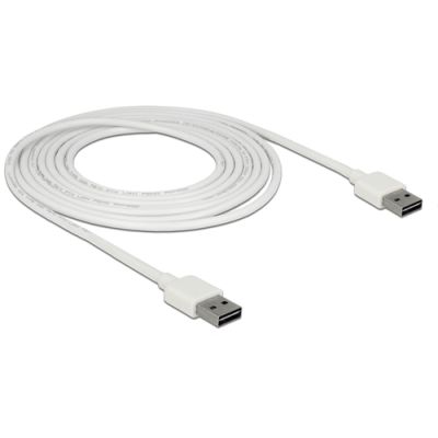 DeLOCK 85195 USB Kabel 3 m USB 2.0 USB A Weiß