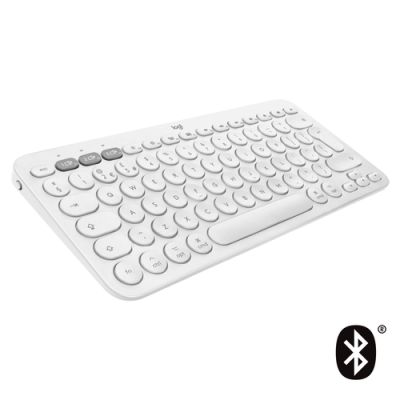 Logitech K380 for Mac Multi-Device Bluetooth Keyboard Tastatur QWERTZ Schweiz Weiß