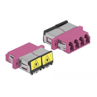 DeLOCK 86906 LWL-Steckverbinder LC/LC 1 Stück(e) Violett