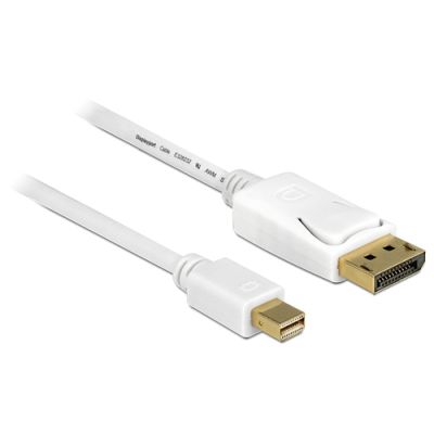 DeLOCK 83481 DisplayPort-Kabel 1 m Mini DisplayPort Weiß