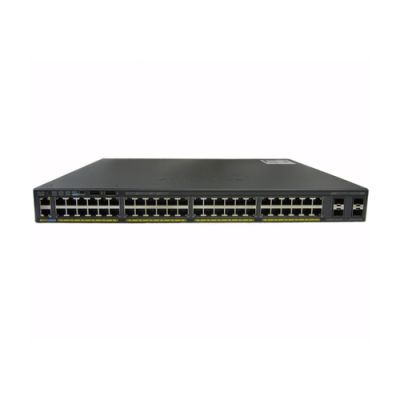 Cisco Catalyst WS-C2960X-48FPS-L Netzwerk-Switch Managed L2/L3 Gigabit Ethernet (10/100/1000) Power over Ethernet (PoE) Schwarz