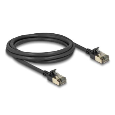 DeLOCK 80340 Netzwerkkabel Schwarz 2 m Cat8.1 F/FTP (FFTP)
