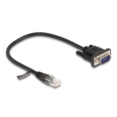 DeLOCK 88008 Netzwerkkabel Schwarz 0,3 m