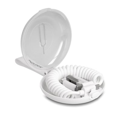DeLOCK 66612 USB Kabel 0,1 m USB 2.0 USB C Weiß
