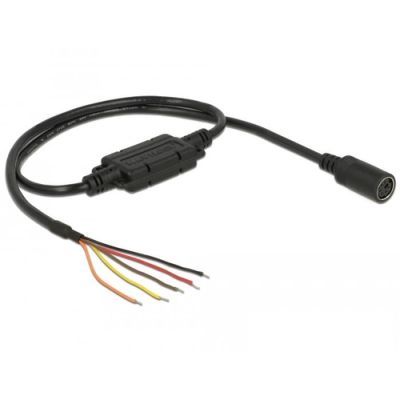 Navilock 62928 Serien-Kabel Schwarz 0,52 m MD6