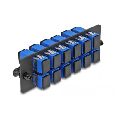 DeLOCK 66925 LWL-Steckverbinder SC/SC 1 Stück(e) Schwarz, Blau