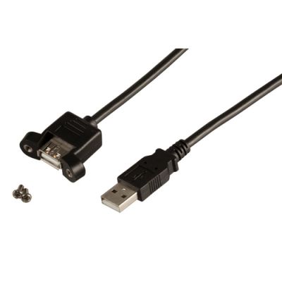 EFB Elektronik K5291SW.1,8V2 USB Kabel 1,8 m USB 2.0 USB A Schwarz