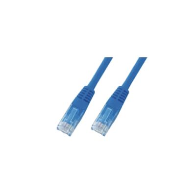 M-Cab CAT5E Netzwerkkabel U-UTP, 0.5m, blau