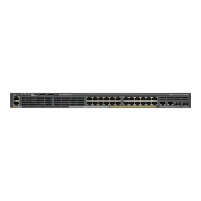 Cisco Catalyst WS-C2960X-24PSQ-L Netzwerk-Switch Managed L2 Gigabit Ethernet (10/100/1000) Power over Ethernet (PoE) Schwarz