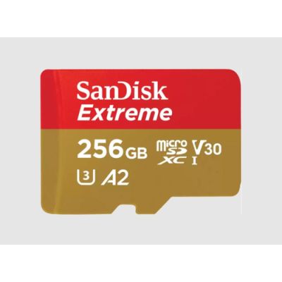 SanDisk Extreme 256 GB MicroSDXC UHS-I Klasse 3