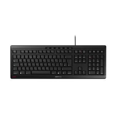CHERRY STREAM Tastatur USB QWERTY Englisch Schwarz