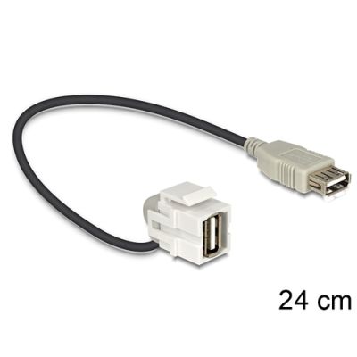 DeLOCK 86327 USB Kabel 0,24 m USB A Schwarz