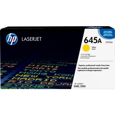 HP 645A Gelb Original LaserJet Tonerkartusche