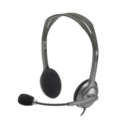 Logitech H111 Kopfhörer Kabelgebunden Kopfband Büro/Callcenter Grau