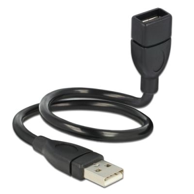 DeLOCK 35cm USB 2.0 USB Kabel 0,35 m USB A Schwarz