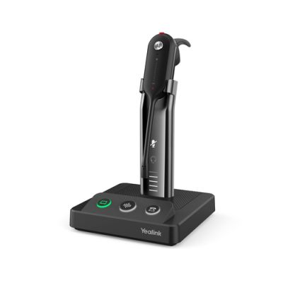 Yealink WH63 UC Kopfhörer Kabellos Ohrbügel, Kopfband, im Ohr Büro/Callcenter Mikro-USB Ladestation Schwarz