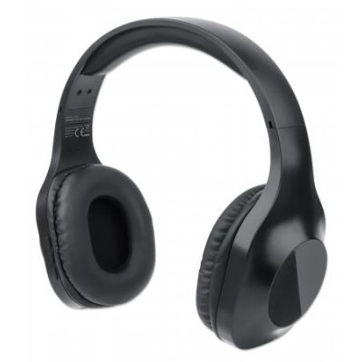 Manhattan Sound Science Bluetooth Over-Ear Headset, Bluetooth 5.0 + EDR, ohrumschließendes Design, omnidirektionales Mikrofon, integrierte Bedienelemente, schwarz