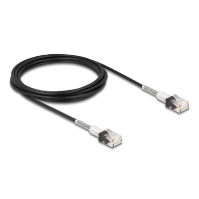 DeLOCK 80391 Netzwerkkabel Schwarz 3 m Cat6a U/UTP (UTP)