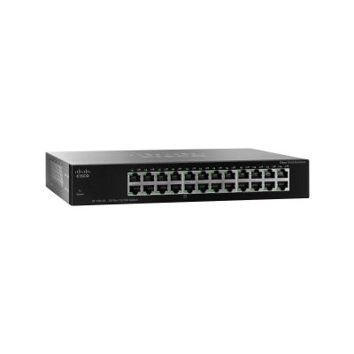 Cisco Small Business SF110-24 Unmanaged L2 Fast Ethernet (10/100) Schwarz