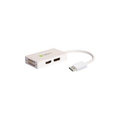 EFB Elektronik IADAP-DP-COMBOF3 Videokabel-Adapter DisplayPort DisplayPort + DVI + HDMI Weiß