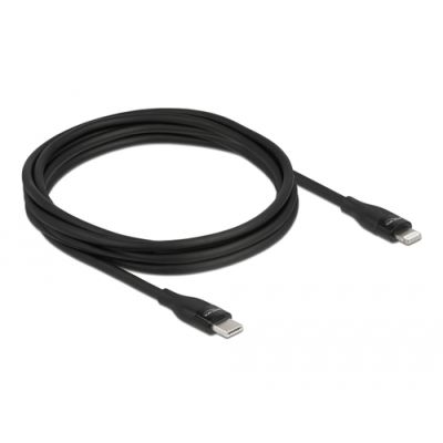 DeLOCK 86638 Handykabel Schwarz 2 m USB C Lightning