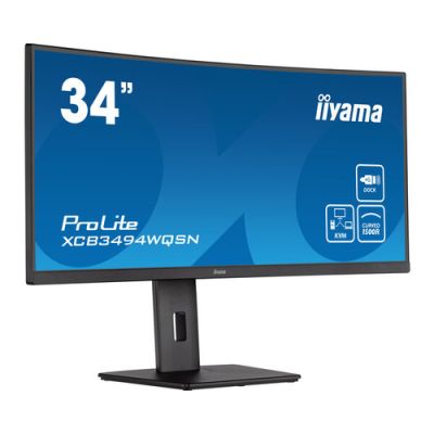 iiyama ProLite XCB3494WQSN-B5 LED display 86,4 cm (34") 3440 x 1440 Pixel UltraWide Quad HD Schwarz