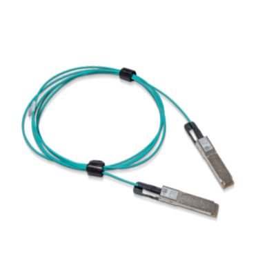 Nvidia MFS1S00-V010E Glasfaserkabel 10 m QSFP56 Schwarz, Blau
