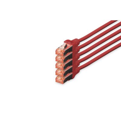 Digitus CAT 6 S/FTP Patchkabel, 5 Stück
