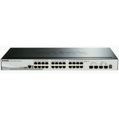 D-Link DGS-1510 Managed L3 Gigabit Ethernet (10/100/1000) Schwarz