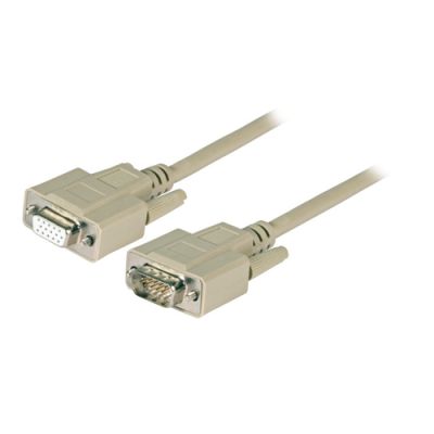 EFB Elektronik HD-DSub 15 2m VGA-Kabel VGA (D-Sub) Beige