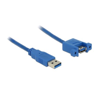 DeLOCK USB 3.0 A, 1m USB Kabel USB 3.2 Gen 1 (3.1 Gen 1) USB A Blau