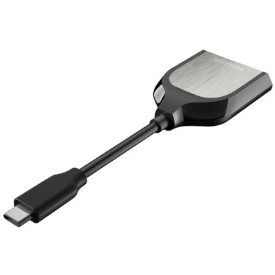 SanDisk Extreme PRO Kartenleser USB 3.2 Gen 1 (3.1 Gen 1) Type-C Schwarz, Silber