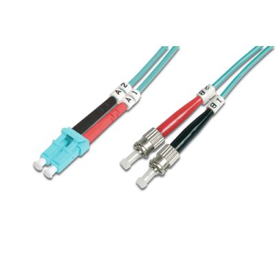 Digitus LWL Multimode OM 3 Patchkabel, LC / ST