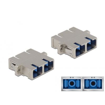 DeLOCK 86873 LWL-Steckverbinder SC 2 Stück(e) Silber