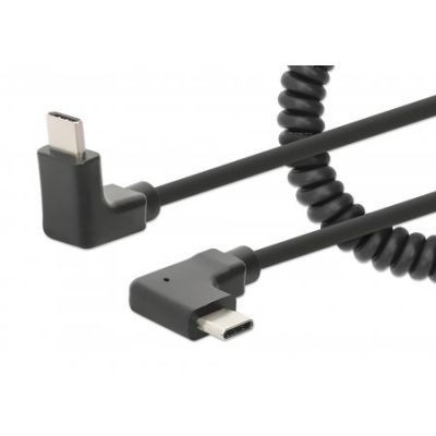 Manhattan 356213 USB Kabel 1 m USB C Schwarz