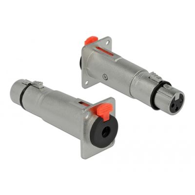 DeLOCK 86531 Drahtverbinder 6.35 mm - XLR Silber
