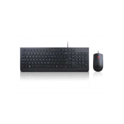 Lenovo 4X30L79899 Tastatur Maus enthalten USB Englisch, Griechisch Schwarz