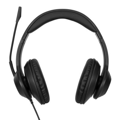 Targus AEH102GL Kopfhörer & Headset Kabelgebunden Kopfband Anrufe/Musik USB Typ-A Schwarz