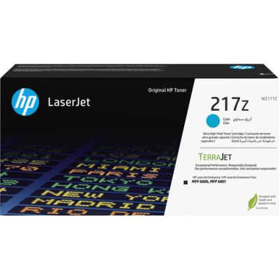HP 217Z Cyan Original LaserJet Tonerkartusche mit superhoher Reichweite