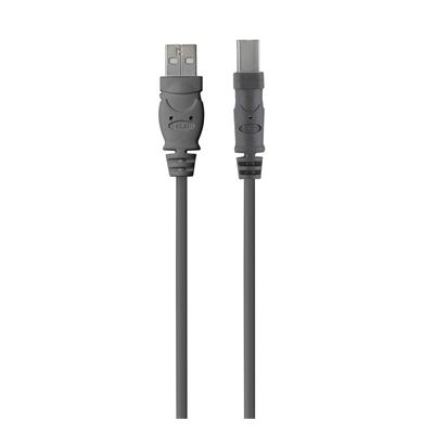 Belkin USB 2.0 A - USB 2.0 B, 3m USB Kabel USB A USB B Grau