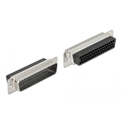 DeLOCK 66712 Drahtverbinder D-Sub HD 50 Pin Schwarz, Silber