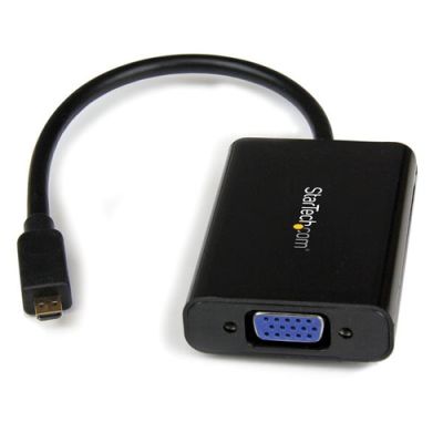 StarTech.com Micro HDMI auf VGA Konverter mit Audio - Micro HD zu VGA Adapter 1080p
