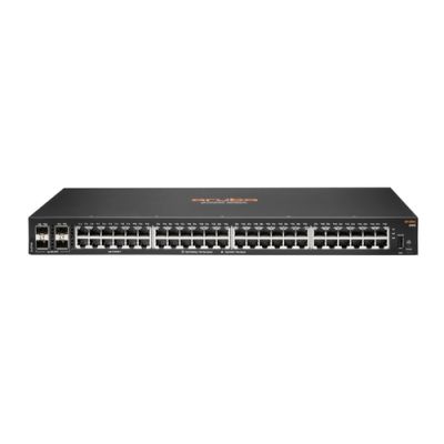Aruba 6100 48G 4SFP+ Managed L3 Gigabit Ethernet (10/100/1000) 1U Schwarz