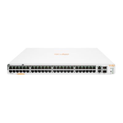 HPE Aruba Instant On 1960 48G 40p Class4 8p Class6 PoE 2XGT 2SFP+ 600W (x5) Managed L2+ Gigabit Ethernet (10/100/1000) Power over Ethernet (PoE) 1U