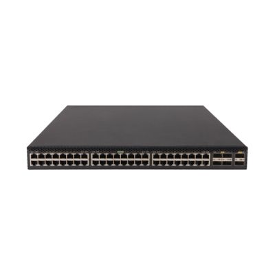 HPE FlexFabric 5710 48XGT 6QSFP+/2QSFP28 Managed L3 10G Ethernet (100/1000/10000) 1U Schwarz