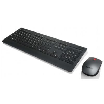 Lenovo 4X30H56813 Tastatur Maus enthalten RF Wireless QWERTZ Ungarisch Schwarz