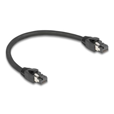 DeLOCK 80231 Netzwerkkabel Schwarz 0,25 m Cat8.1 S/FTP (S-STP)